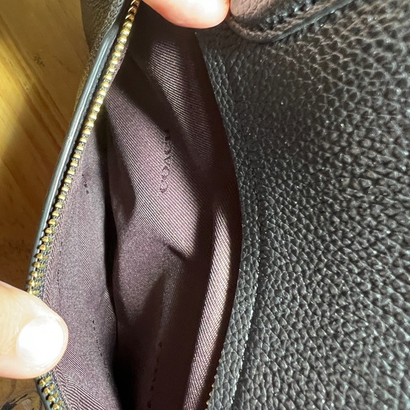 Coach Black Pebbled Leather Elsie - Picture 14 of 15